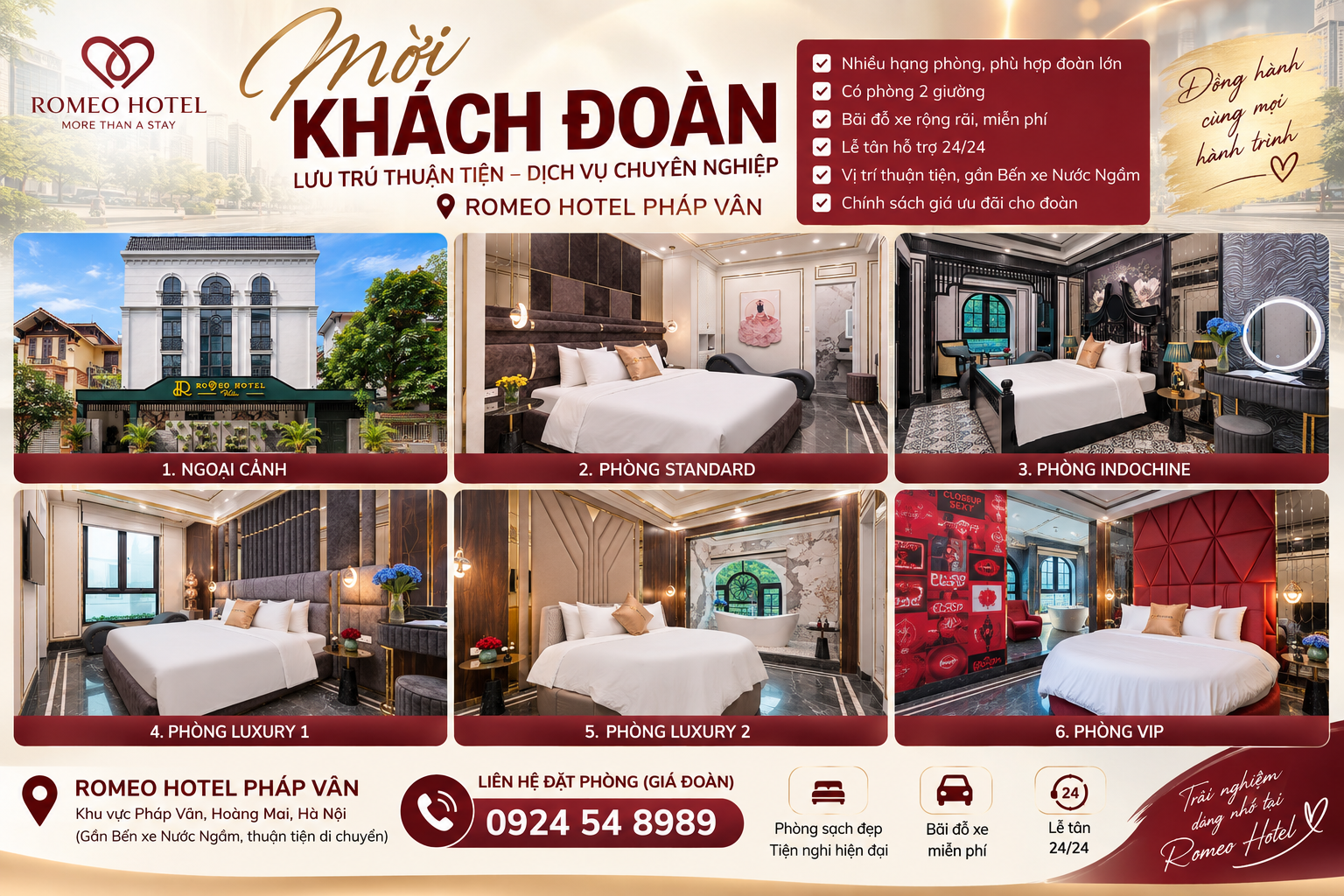Khách sạn cho đoàn công tác gần Bến xe Nước Ngầm – Lựa chọn thuận tiện tại Pháp Vân
